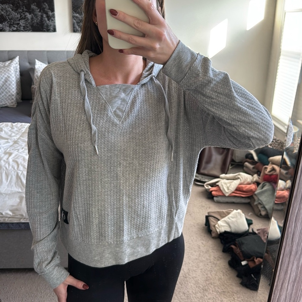 Calvin Klein waffle knit top